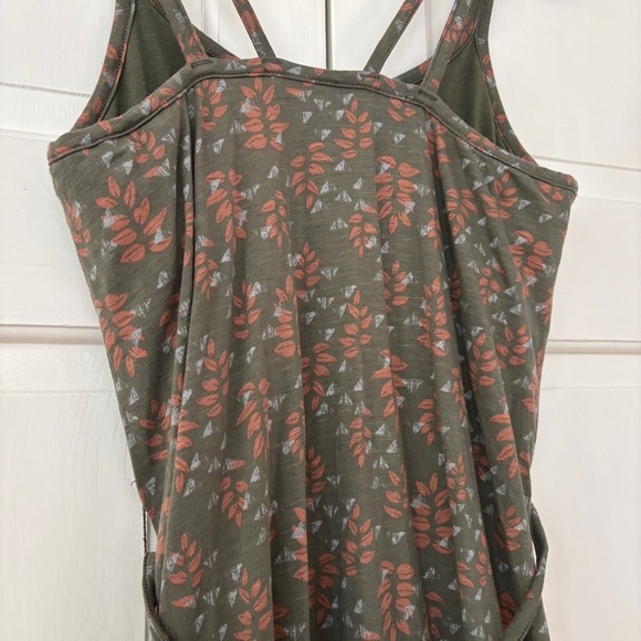 Toad & Co Capellini Dress Dusty Olive Green Found Forest Print Size Small Floral - Picture 12 of 15